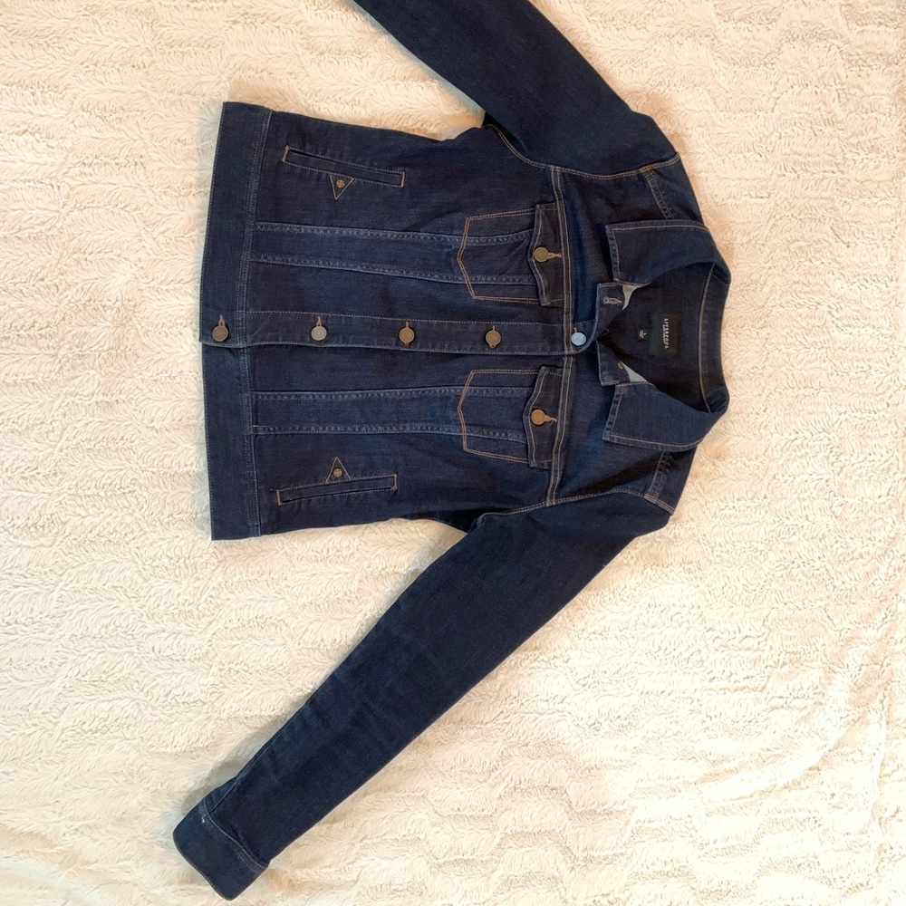 Liverpool Classic Jean Jacket, dark wash, L